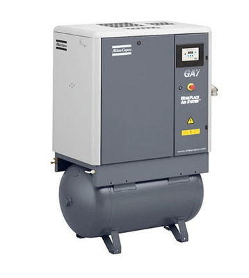 Le soluzioni industriali del ventilatore di GA7 VSD 75KW, olio stabile iniettato avvitano il compressore d'aria