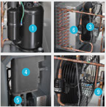 L'atlante Copco ha compresso la capacità 0 dell'entrata del refrigerante 400W 0.25bar 25l/s degli essiccatori ad aria