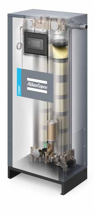 La pressione disseccante degli essiccatori ad aria CD20+-335+ di Copco dell'atlante il punto di rugiada -40°C 2